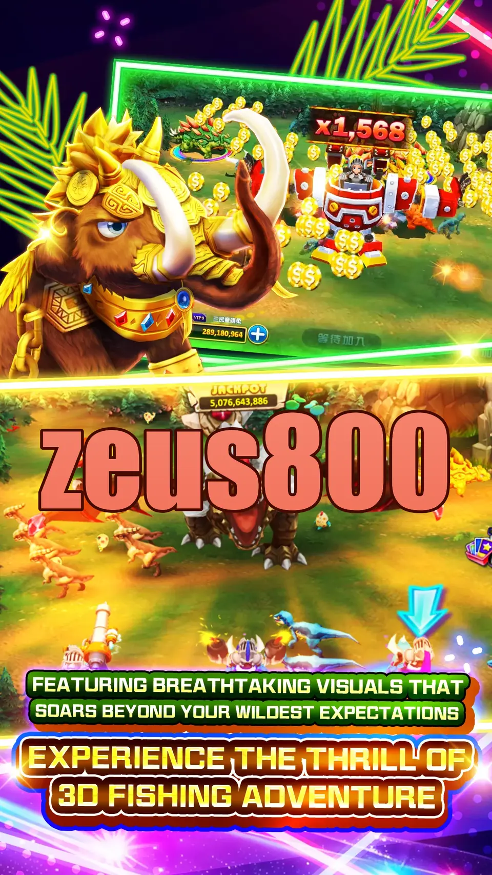 zeus800 Tangkapan Layar Resmi APK